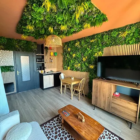 Mango Jungle - Chaleureux Sur Le Theme De La Jungle Avec Balcon A Apartamento