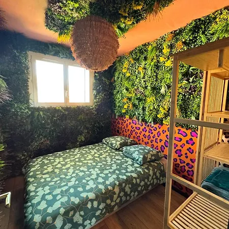 Appartement Mango Jungle - Chaleureux Sur Le Theme De La Jungle Avec Balcon A Grenoble