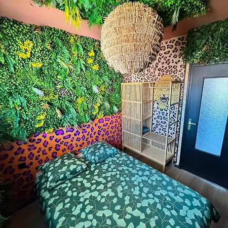 Mango Jungle - Chaleureux Sur Le Theme De La Jungle Avec Balcon A Appartement